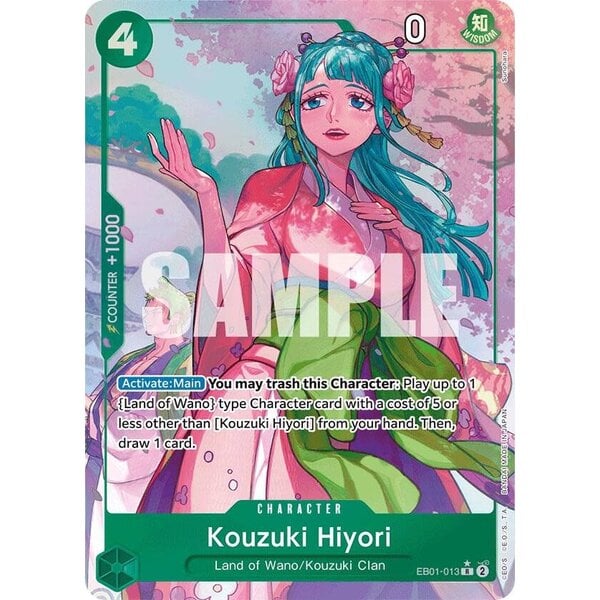Bandai Kouzuki Hiyori (Alternate Art) (EB01-013) Lightly Played Foil