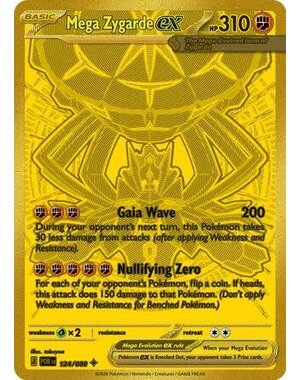 Pokemon Mega Zygarde ex (124) Lightly Played Holofoil