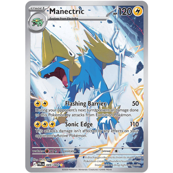 Pokemon Manectric (089) Lightly Played Holofoil