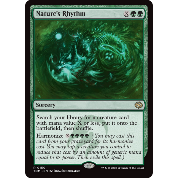 Magic: The Gathering Nature's Rhythm (150) Lightly Played