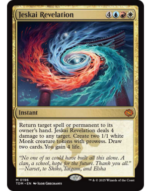 Magic: The Gathering Jeskai Revelation (196) Lightly Played
