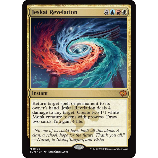 Magic: The Gathering Jeskai Revelation (196) Lightly Played