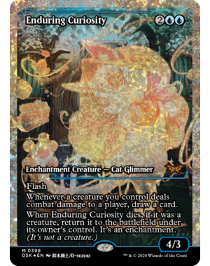 Magic: The Gathering Enduring Curiosity (Showcase) (Fracture Foil) (398) Near Mint