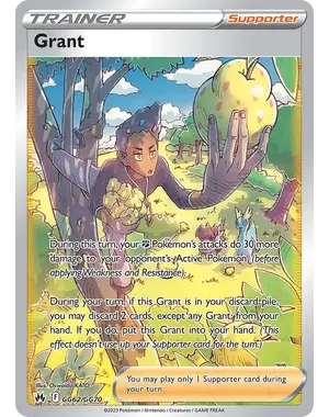 Pokemon Grant (GG62) Lightly Played Holofoil