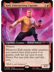 Magic: The Gathering Kirk, Enterprising Captain (Extended Art) (006) Near Mint Foil