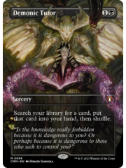Magic: The Gathering Demonic Tutor (Borderless Alternative Art) (696) Near Mint