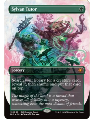 Magic: The Gathering Sylvan Tutor (Borderless) (059) Near Mint Foil