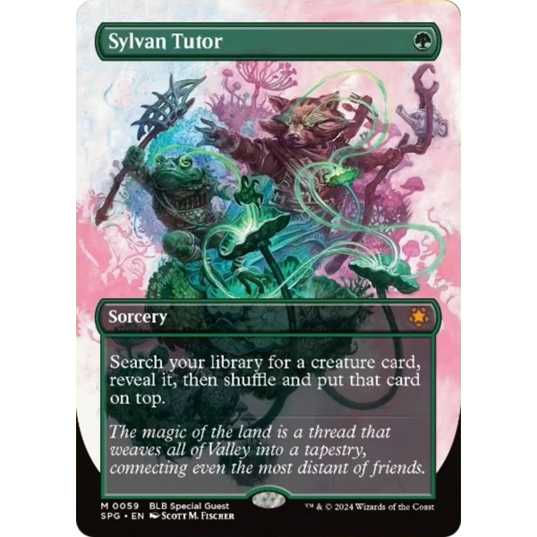 Magic: The Gathering Sylvan Tutor (Borderless) (059) Near Mint Foil