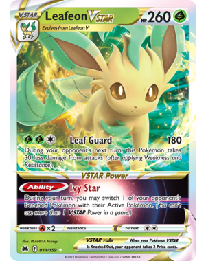 Pokemon Leafeon VSTAR (014) Lightly Played Holofoil