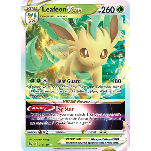 Pokemon Leafeon VSTAR (014) Lightly Played Holofoil
