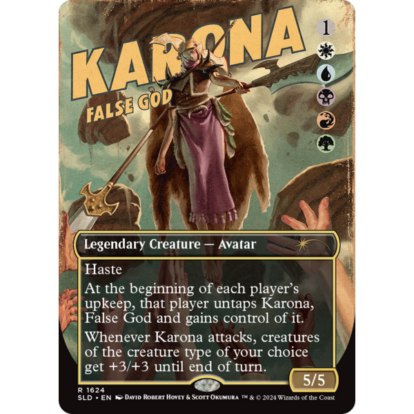 Magic: The Gathering Karona, False God (1624) Lightly Played