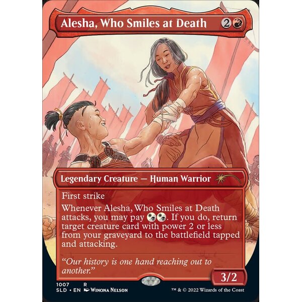 Magic: The Gathering Alesha, Who Smiles at Death (1007) Lightly Played