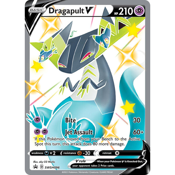 Pokemon Dragapult V (SWSH096) Lightly Played Holofoil