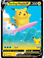 Pokemon Surfing Pikachu V (008) Lightly Played Holofoil