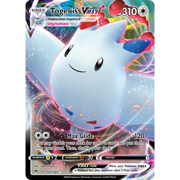 Pokemon Togekiss VMAX (141) Lightly Played Holofoil