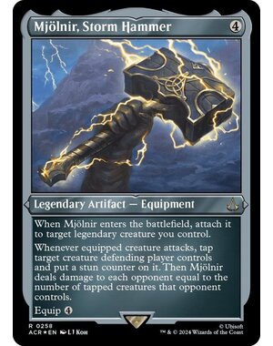 Magic: The Gathering Mjolnir, Storm Hammer (Foil Etched) (258) Near Mint Foil