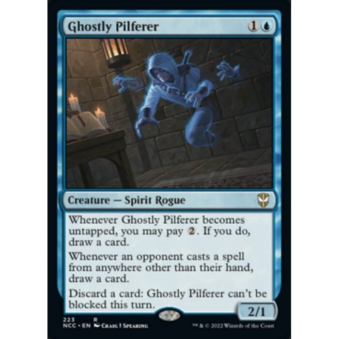 Magic: The Gathering Ghostly Pilferer (223) Lightly Played