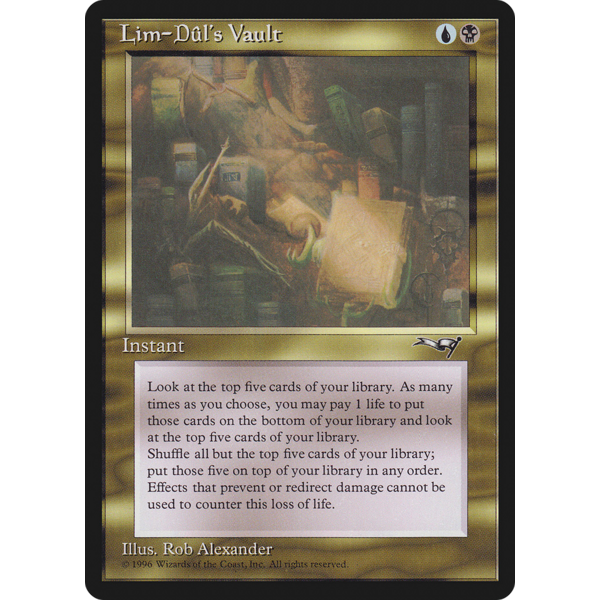 Magic: The Gathering Lim-Dul's Vault (192) Lightly Played