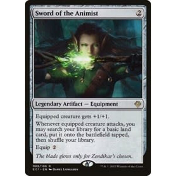Magic: The Gathering Sword of the Animist (089) Lightly Played