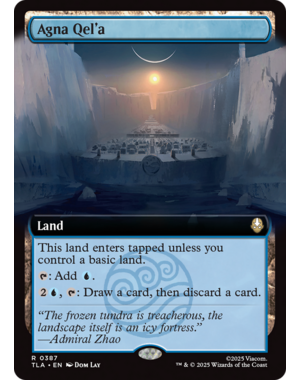 Magic: The Gathering Agna Qel'a (Extended Art) (387) Lightly Played Foil