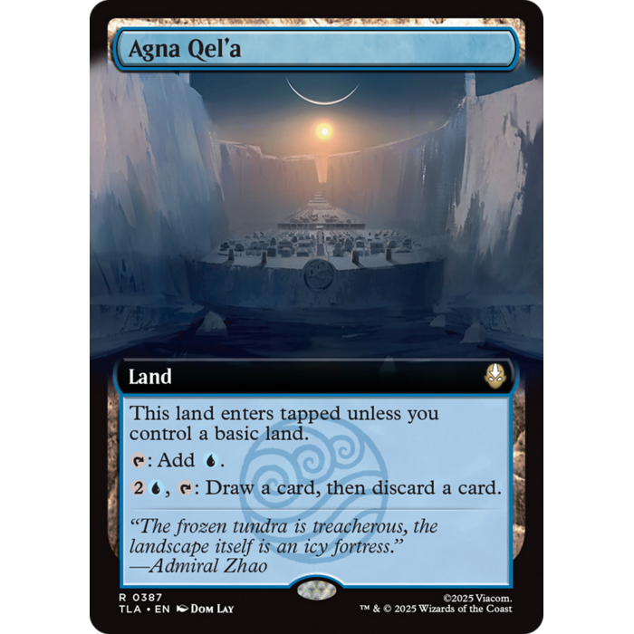 Magic: The Gathering Agna Qel'a (Extended Art) (387) Lightly Played Foil