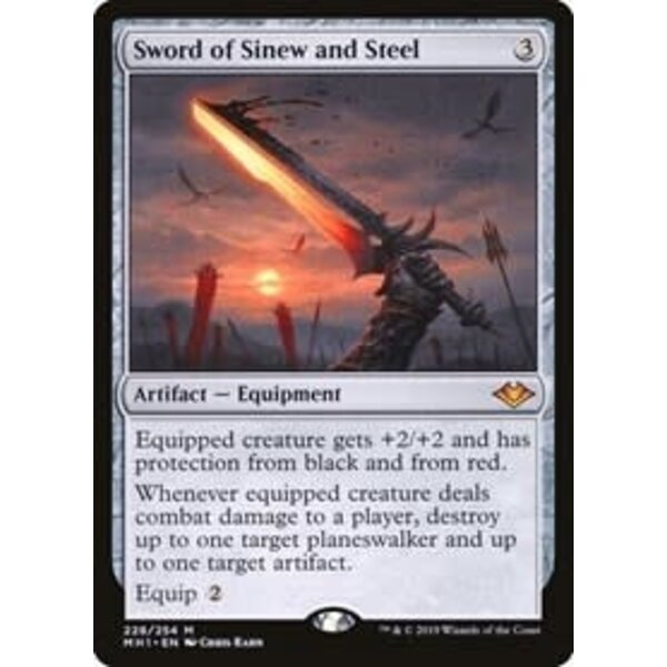 Magic: The Gathering Sword of Sinew and Steel (228) Lightly Played