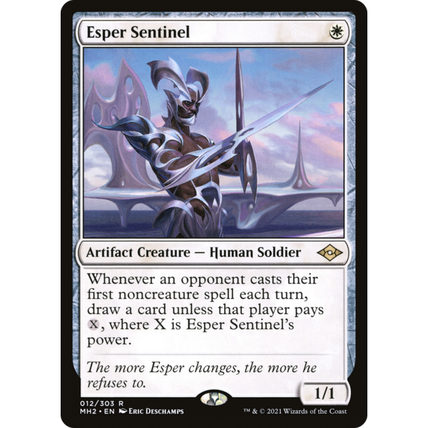 Magic: The Gathering Esper Sentinel (012) Lightly Played