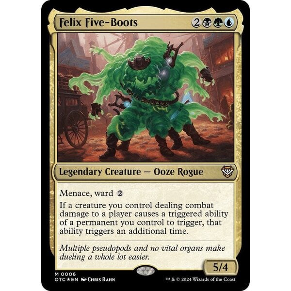 Magic: The Gathering Felix Five-Boots (006) Lightly Played Foil