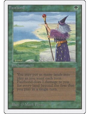 Magic: The Gathering Fastbond Lightly Played