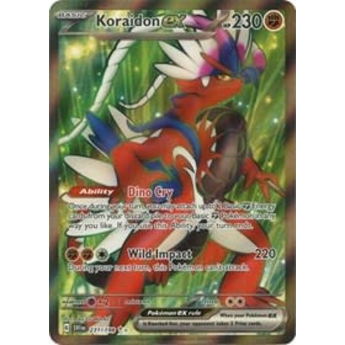 Pokemon Koraidon ex (231) Lightly Played Holofoil