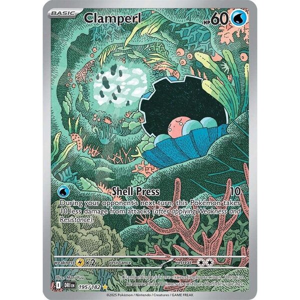 Pokemon Clamperl (195) Lightly Played Holofoil