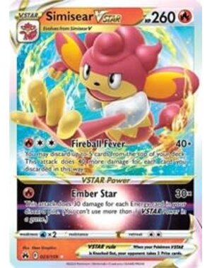 Pokemon Simisear VSTAR (023) Lightly Played