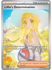 Pokemon Lillie's Determination (184) Near Mint Holofoil