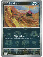 Pokemon Sandile (Master Ball Pattern) (057) Lightly Played Holofoil