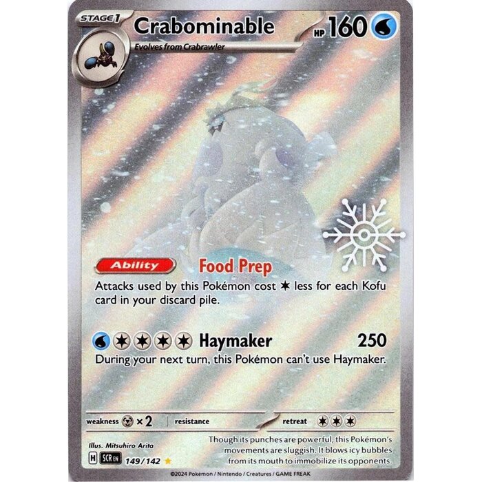 Pokemon Crabominable (Holiday Calendar) (149) Lightly Played Holofoil