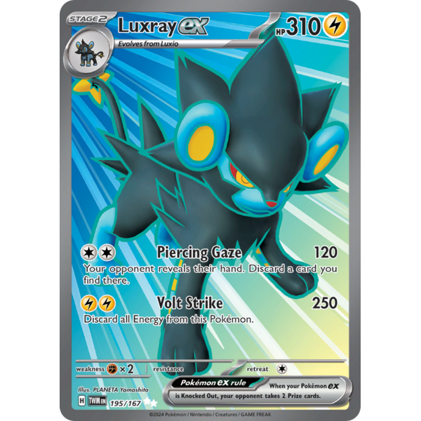 Pokemon Luxray ex (195) Lightly Played Holofoil