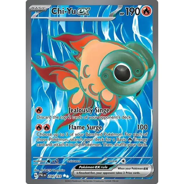 Pokemon Chi-Yu ex (234) Lightly Played Holofoil