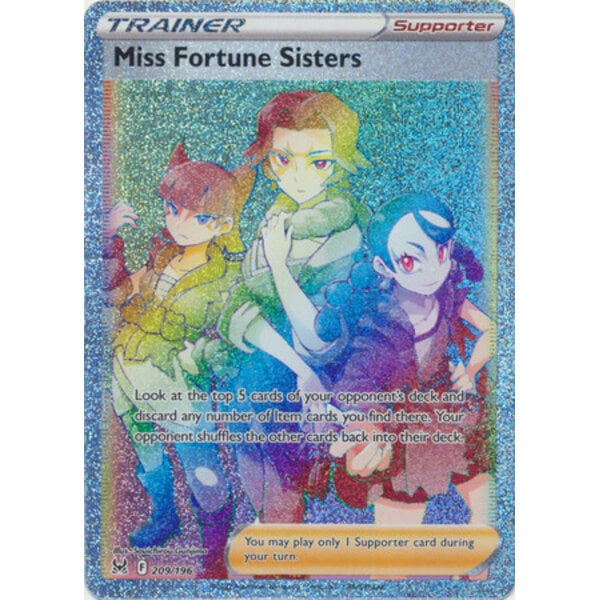 Pokemon Miss Fortune Sisters (Secret) (209) Lightly Played Holofoil