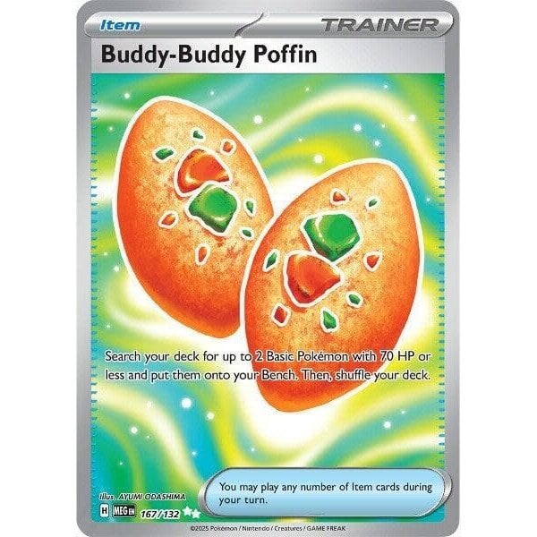 Pokemon Buddy-Buddy Poffin (167) Lightly Played Holofoil
