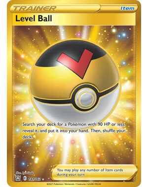 Pokemon Level Ball (Secret) (181) Lightly Played Holofoil