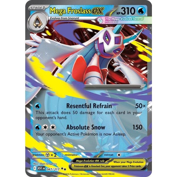 Pokemon Mega Froslass ex (047) Lightly Played Holofoil