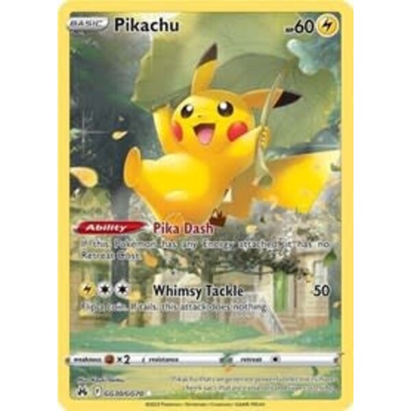 Pokemon Pikachu (GG30) Near Mint Holofoil