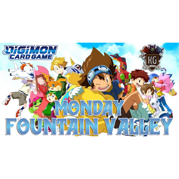 Bandai 9/14/26 Fountain Valley Digimon Constructed Monday 6 PM
