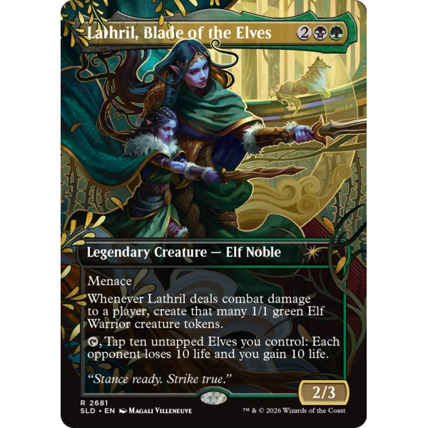 Magic: The Gathering Lathril, Blade of the Elves (2681) Near Mint