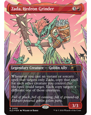 Magic: The Gathering Zada, Hedron Grinder (2406) Near Mint Foil