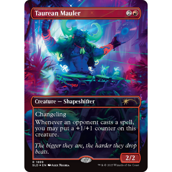 Magic: The Gathering Taurean Mauler (Double Rainbow Foil) (1899) Near Mint Foil