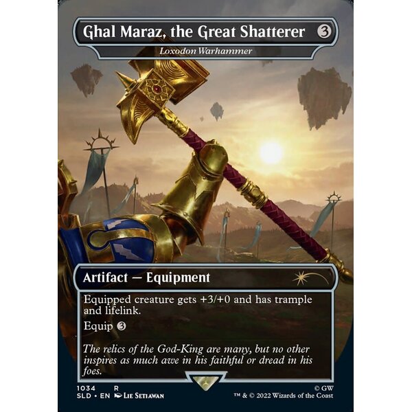 Magic: The Gathering Ghal Maraz, the Great Shatterer - Loxodon Warhammer (Borderless) (1034) Near Mint