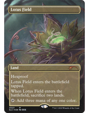 Magic: The Gathering Lotus Field (2023) Near Mint Foil