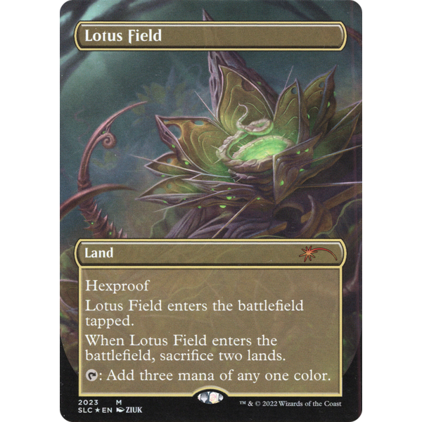 Magic: The Gathering Lotus Field (2023) Near Mint Foil
