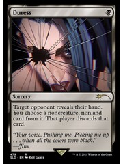 Magic: The Gathering Duress (479) Lightly Played